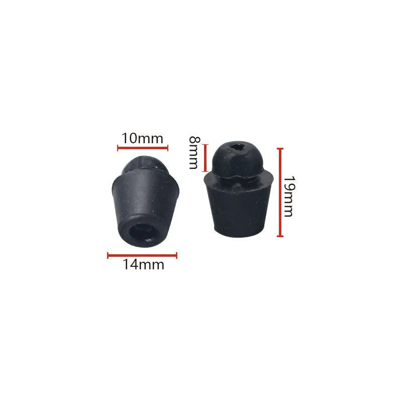 10 rubber automobile buckle shock absorbers for vehicle vibration damping in X16 colour