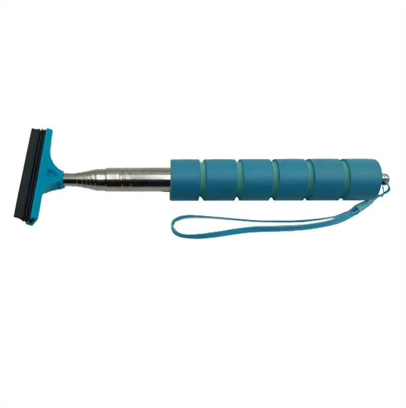 Car rearview mirror retractable wiper in multiple colours showing extended and retracted positions