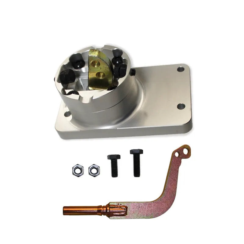 Silver aluminium alloy gear shift short rod for Horton car replacement