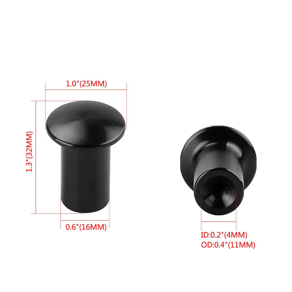 Aluminium alloy hydraulic hand brake release button cap for car modification in gold silver black blue red colours