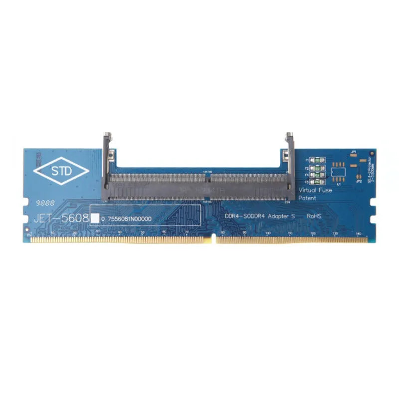 DDR4 laptop to desktop memory adapter card with included memory stick