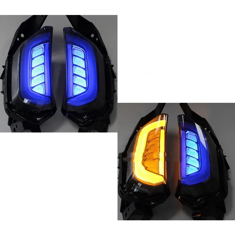 Yamaha NMAX155 LED turn signal steering light kit in three colour options