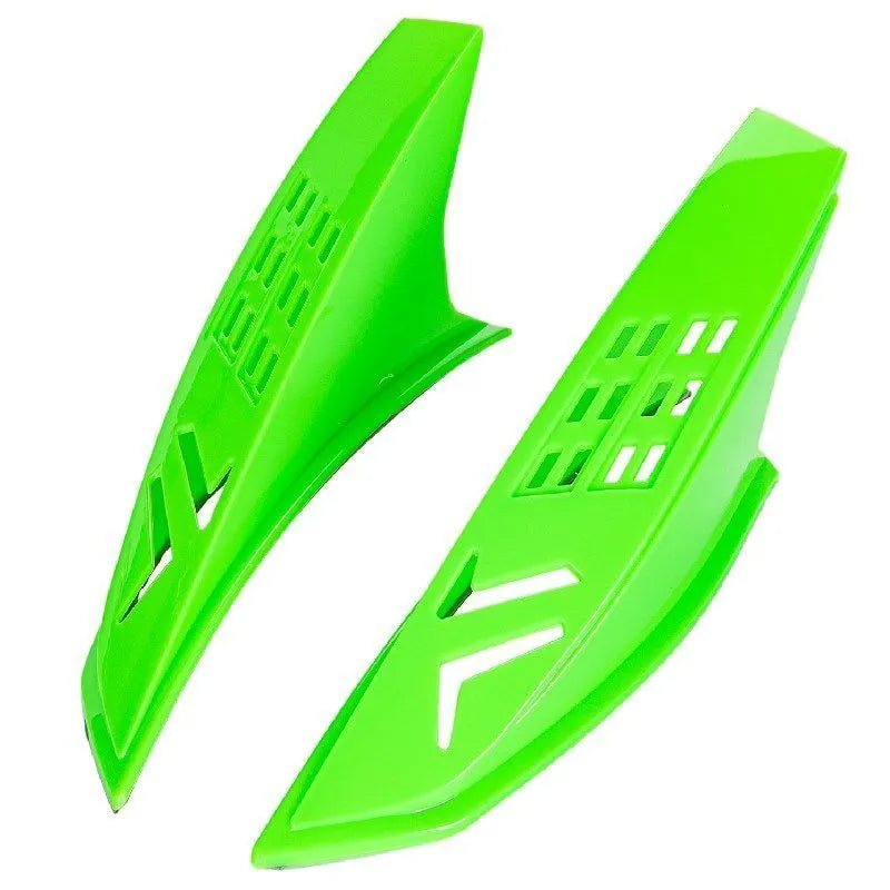 Pair of decorative plastic horn ears for children motorcycle ski helmets with 3M adhesive backing