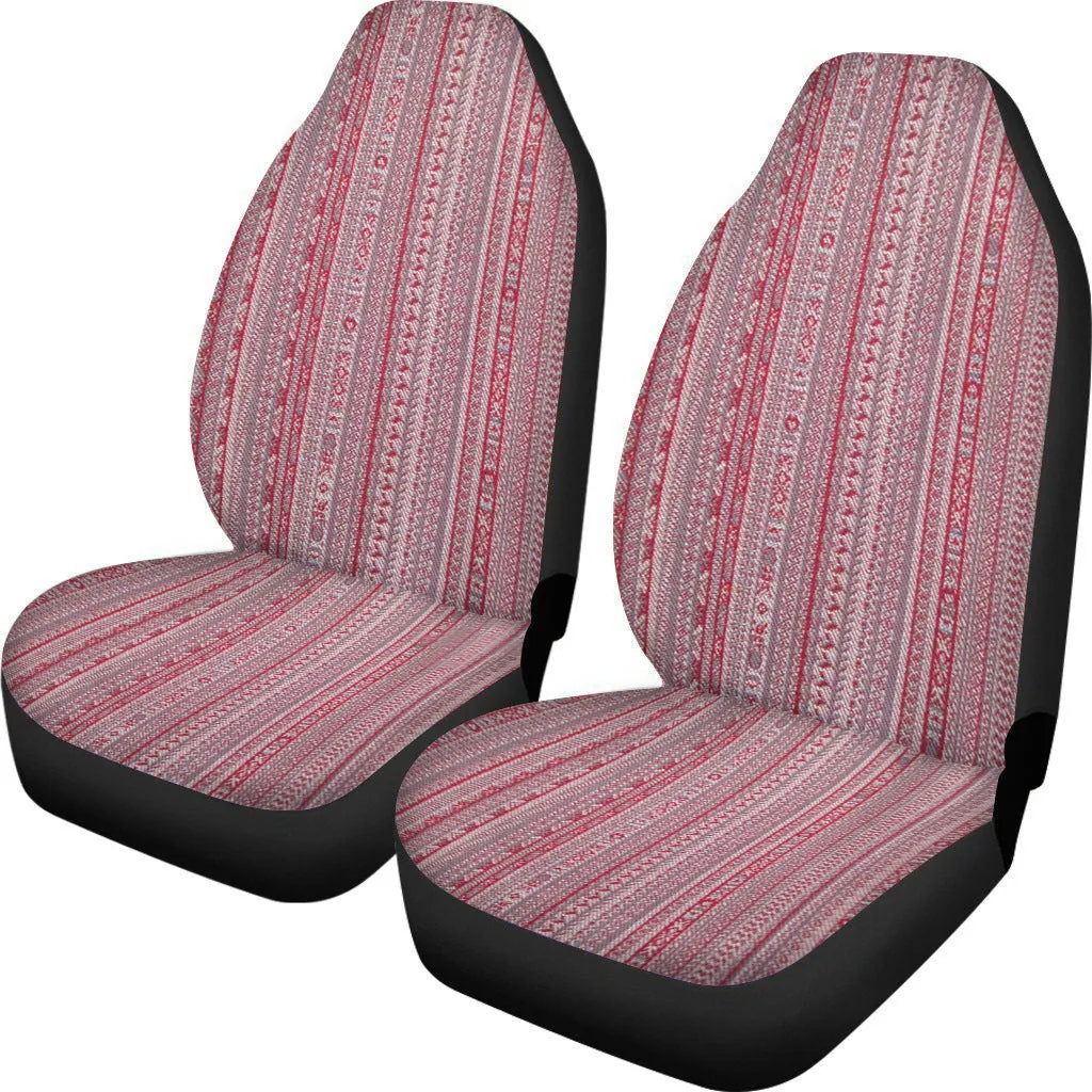 Retro cow spot leopard print pattern car seat covers on vehicle seats