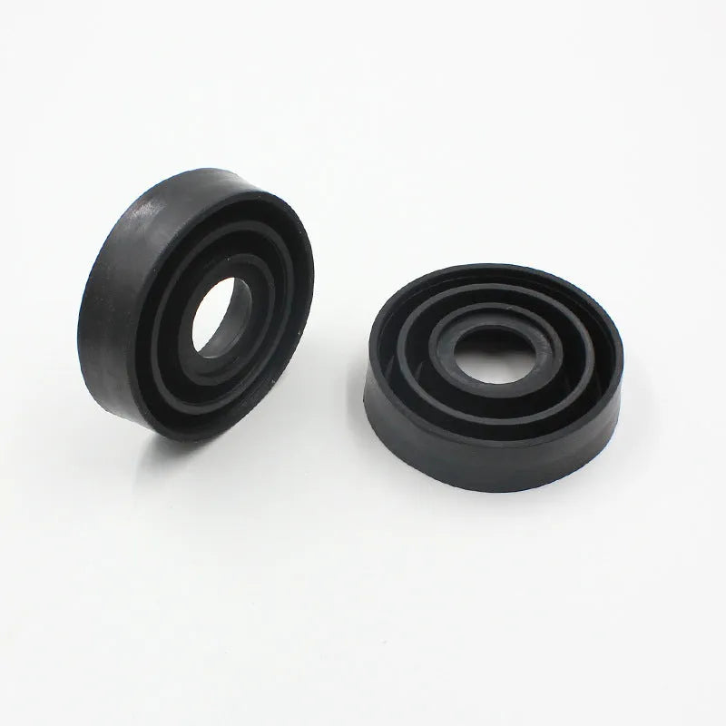 Silicone car headlight dust cover showing closed and open style options.