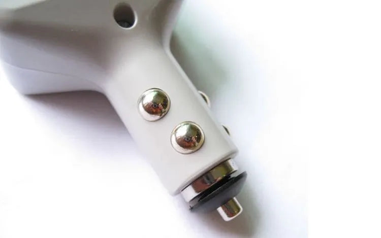 Car charger transformer converting cigarette lighter to USB output for mobile phone charging