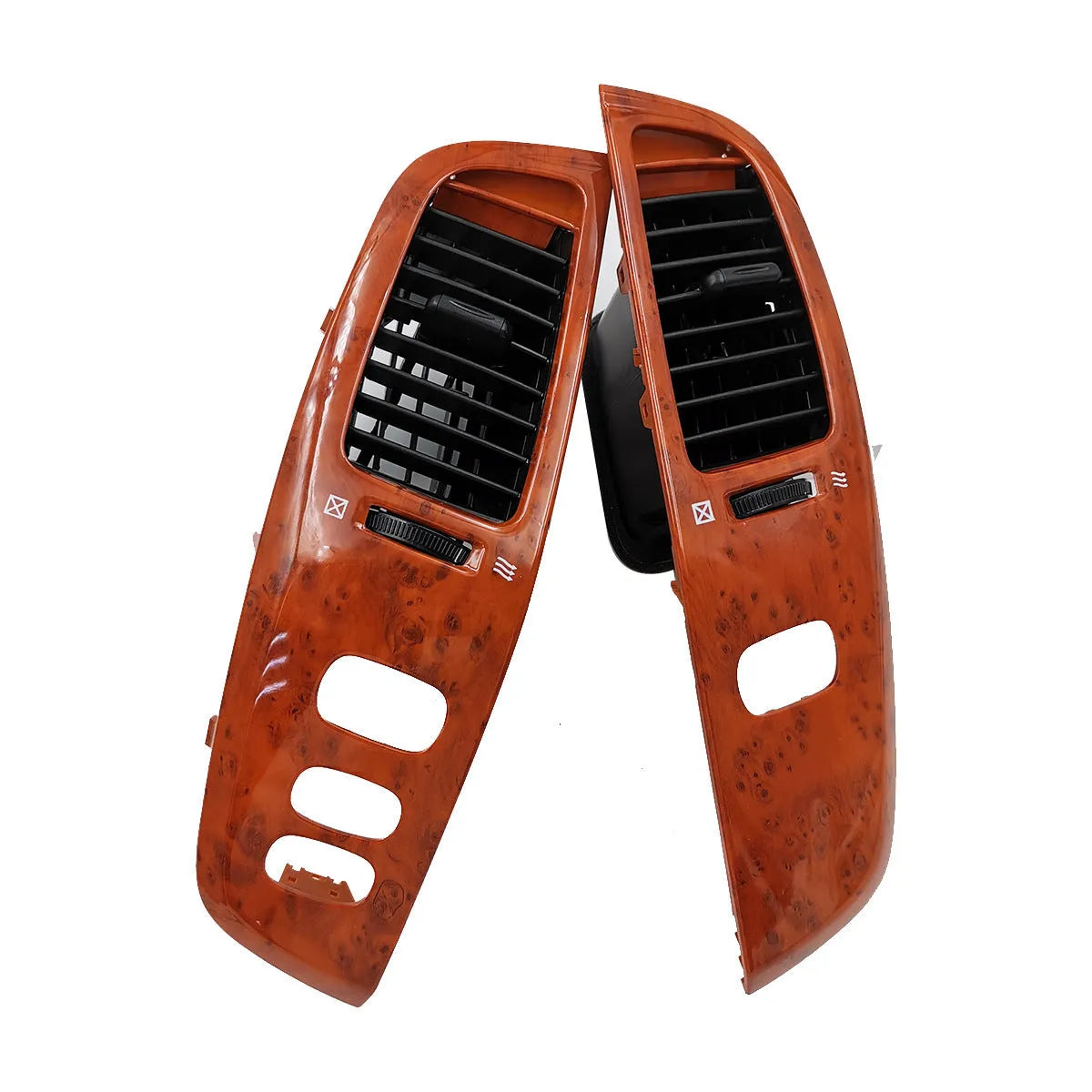 ABS air outlet panel in peach wood colour for ventilation covering