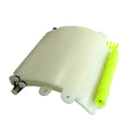 White luminous ABS diving wristboard with pencil and spare O-ring for underwater writing