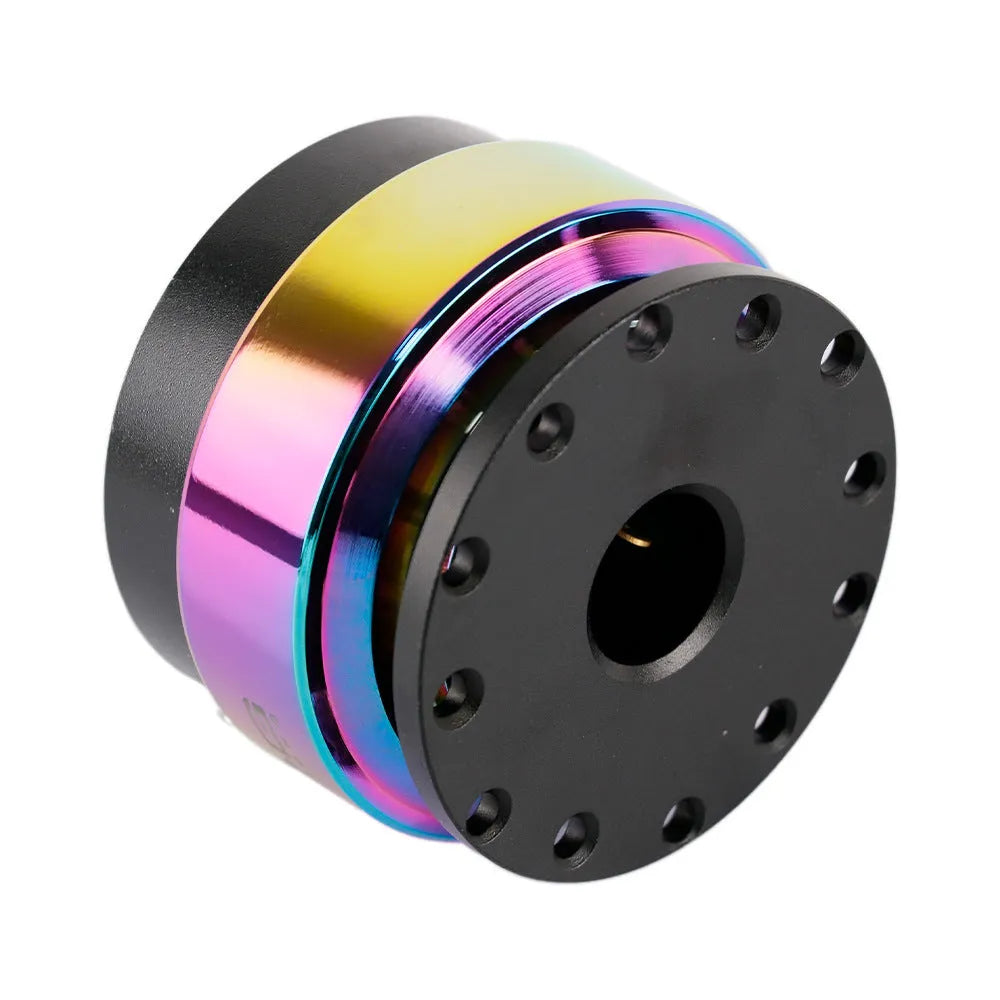 Colourful car steering wheel quick release modification kit with heightening insole and connection base