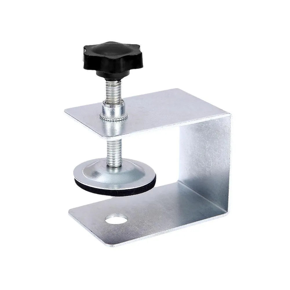 Stainless steel or galvanised sheet drawer panel fixing clip with U-clip design for wood board fastening