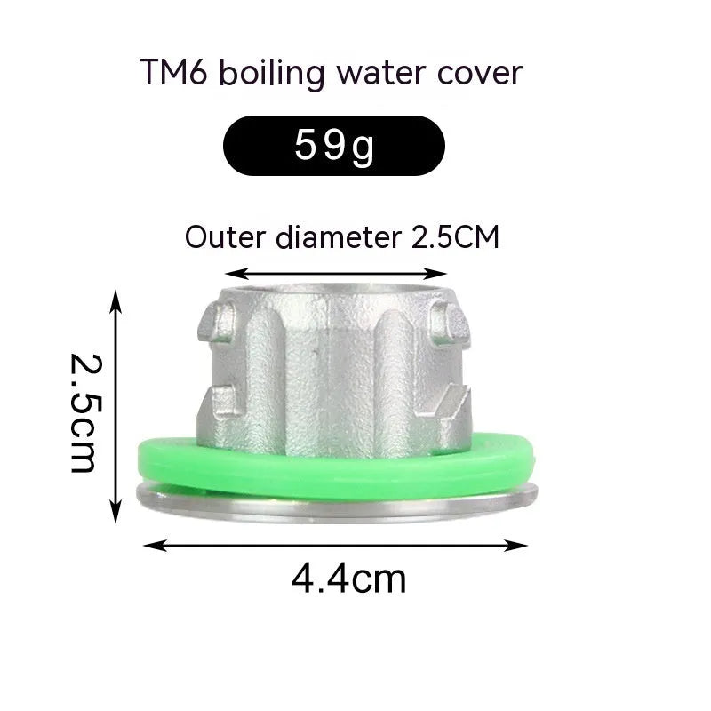 Boiling water mixer plug cover for TM5 TM6 TM31 models in black plastic