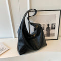 Soft PU leather shoulder bag with large capacity in street-style design
