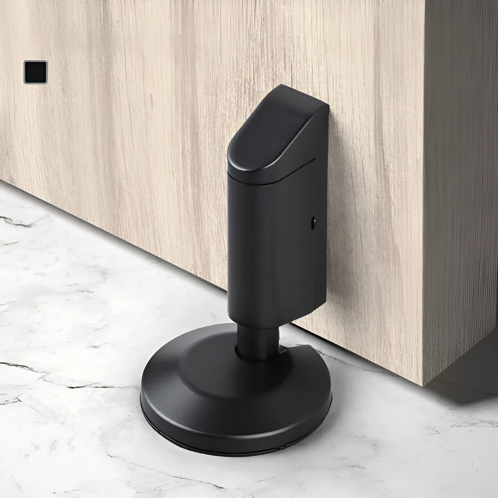 Zinc alloy invisible door stopper in modern design with six finish options