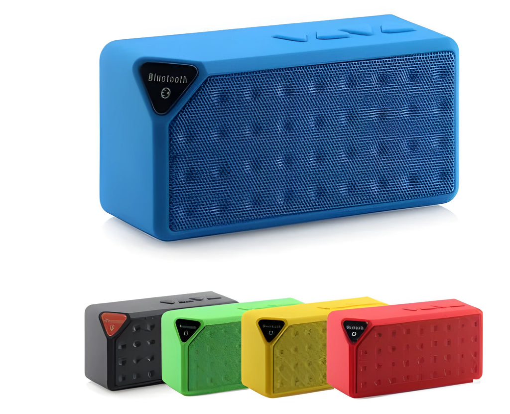 Cannon X3 Wireless Bluetooth cube speaker in multiple colours with compact portable design