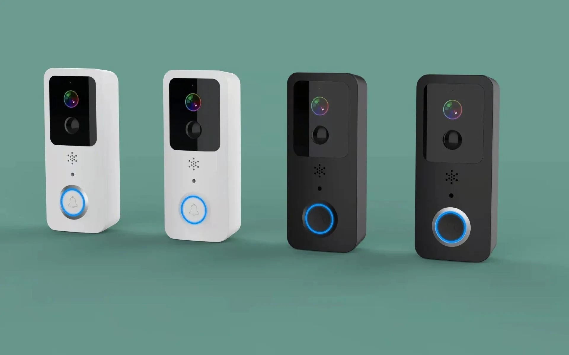 Smart waterproof visual doorbell with remote intercom HD video capability