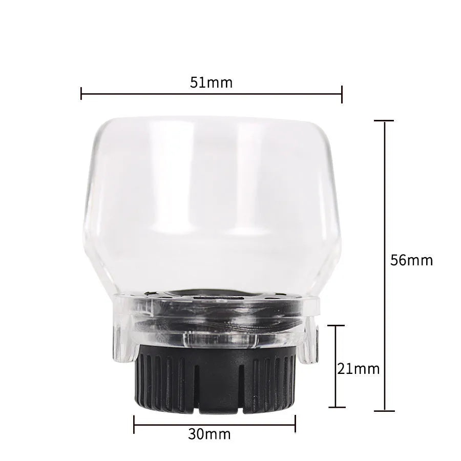 Transparent horn style plastic safety cover for Delta electric grinders