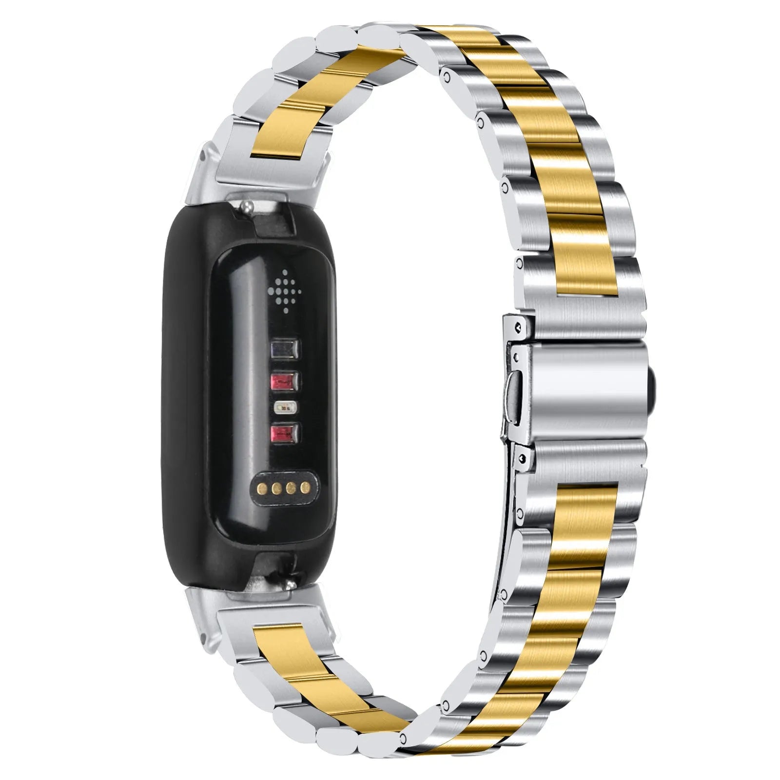 Huawei Watch Inspire 3 stainless steel replacement strap showing 12mm connection point and 175mm length