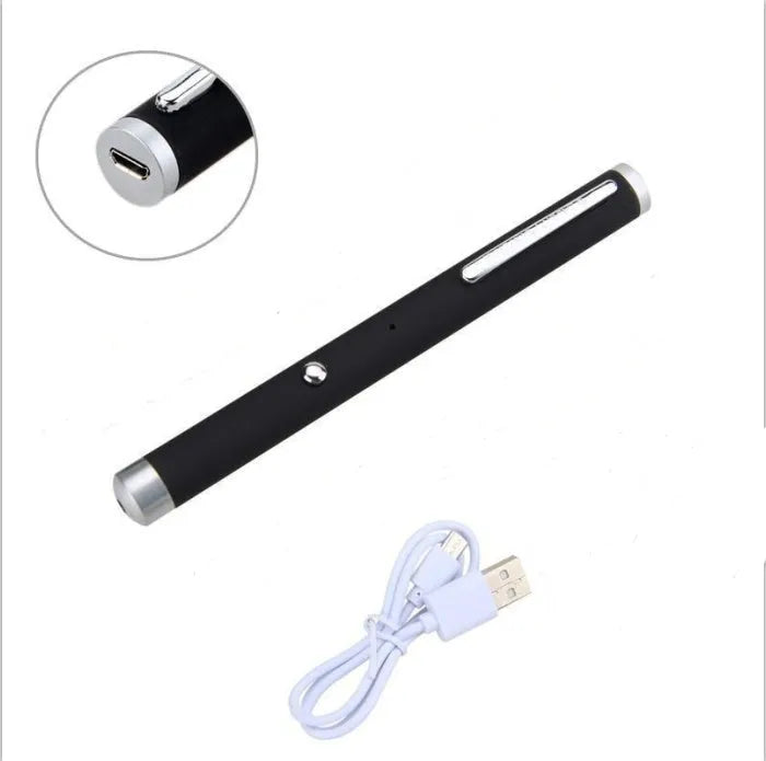 Green laser pointer pen with 5mW output for long-range pointing applications
