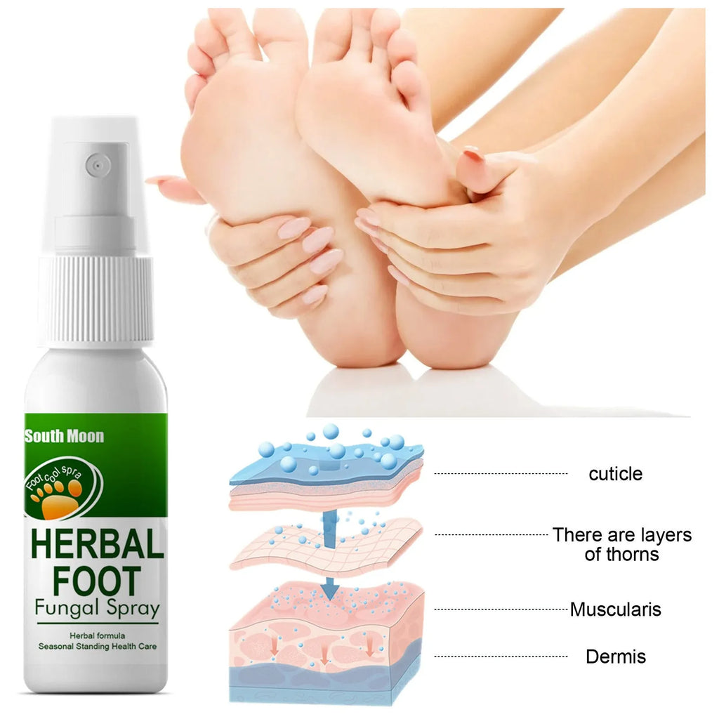 30ml bottle of foot nourishing and hydrating care spray.