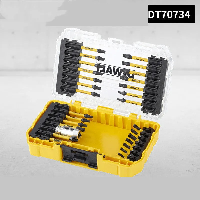29-piece electric screwdriver bit set including cross nunchaku batch head, locked in place, compatible with TSTAK