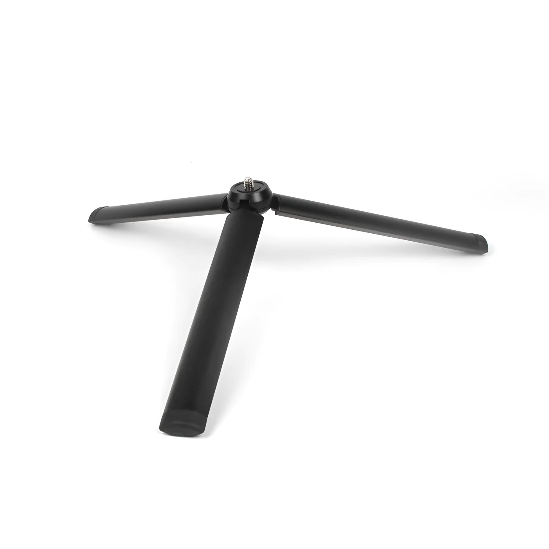 Black aluminium alloy mobile phone tripod with PTZ stabiliser for iPhone photography