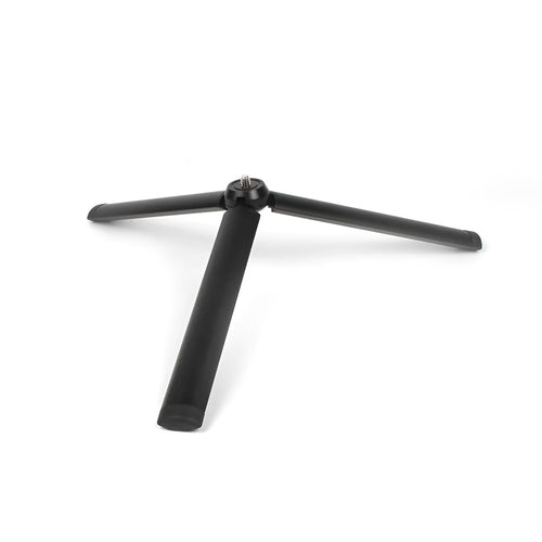 Black aluminium alloy mobile phone tripod with PTZ stabiliser for iPhone photography