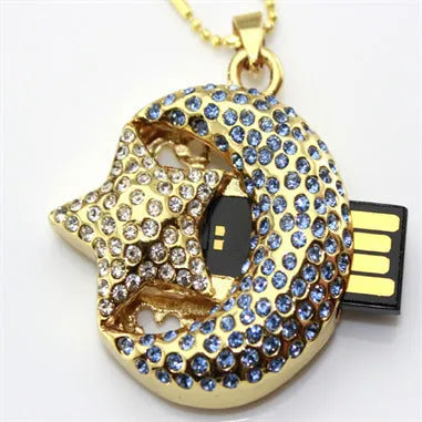 Metal USB flash drive with capacity options from 2GB to 64GB