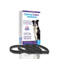 Four Chinese style monochrome pattern dog collars for anxiety relief in different colours