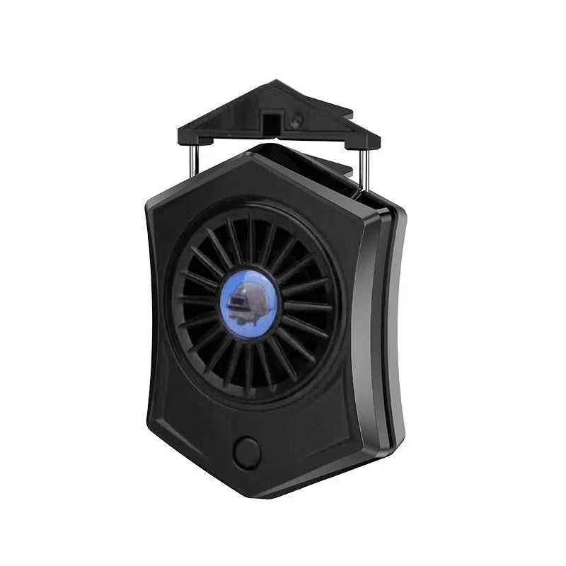 Black and white USB mobile phone cooling radiator for gaming smartphones