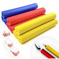 Rubber auxiliary grip hose for tableware handles, showing 10mm and 18mm inner diameter options.