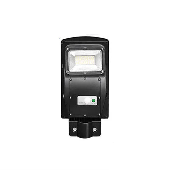 Integrated solar street light with 60W LED panel for outdoor garden and pathway illumination