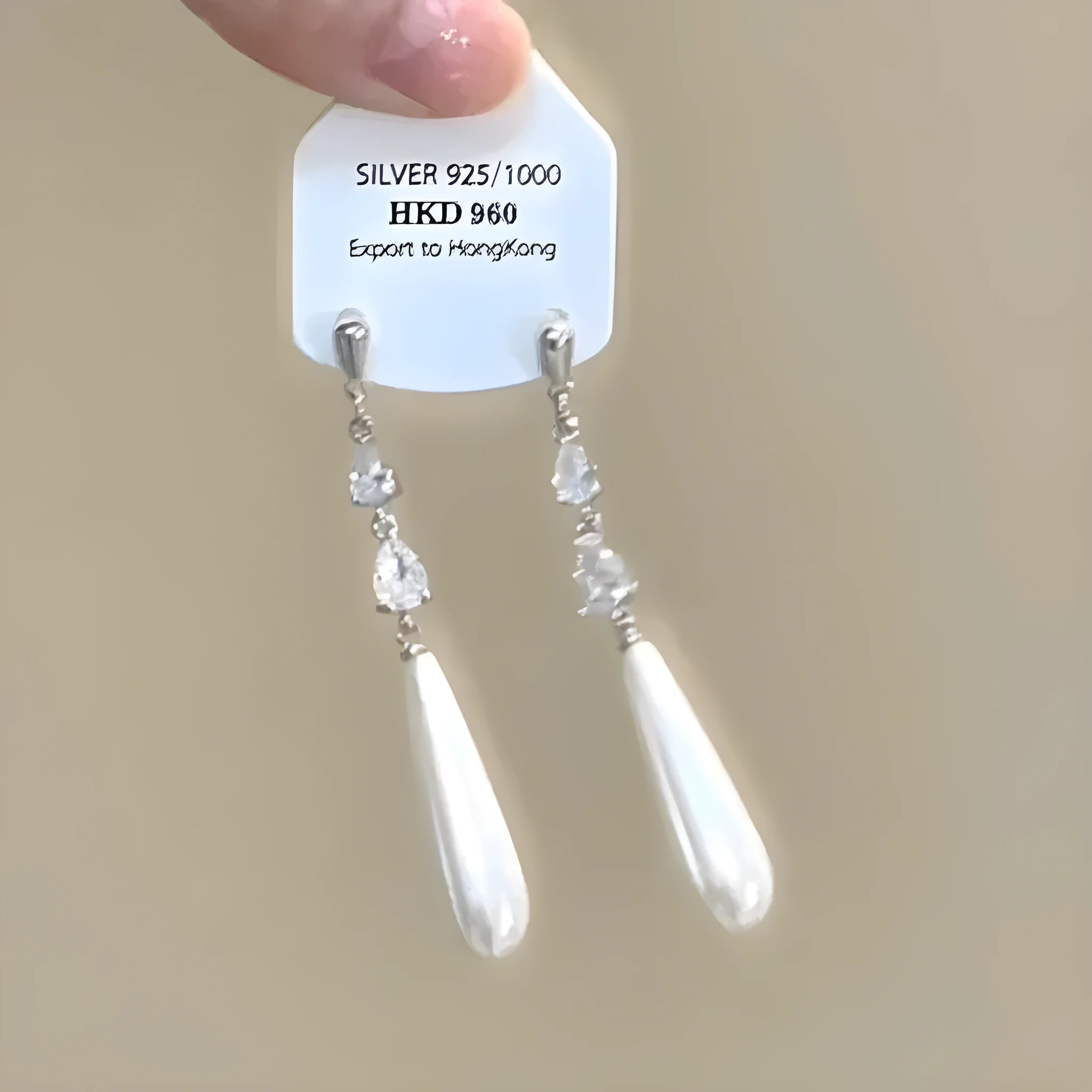 Women's geometric heart-shaped alloy earrings with rhinestones, stars and tassels