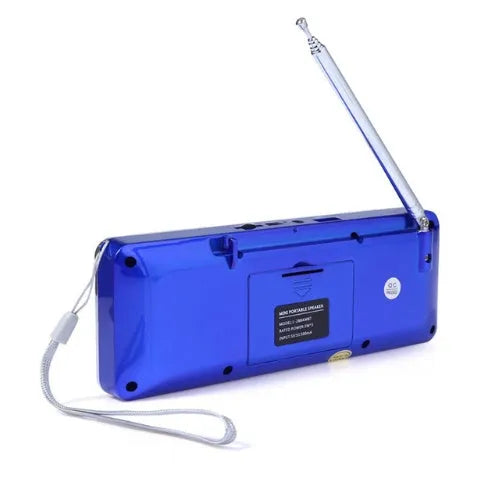 Hot L-288AMBT mini portable AM FM radio Bluetooth speaker with LCD screen, black colour
