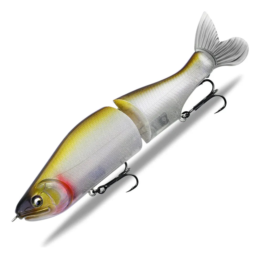 185mm plastic fishing lure with swimming action in assorted colours for bass fishing
