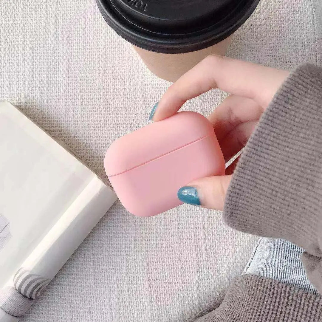 Plastic protective case for Apple AirPods Pro and AirPods 3 in various colours.