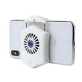 Black and white USB mobile phone cooling radiator for gaming smartphones