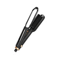 Anion Splint Electric Hair Curler 35W AC Black with straight hair inner buckle and included comb