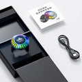 Compact cube-shaped Bluetooth atmosphere light with voice control and polar light effects