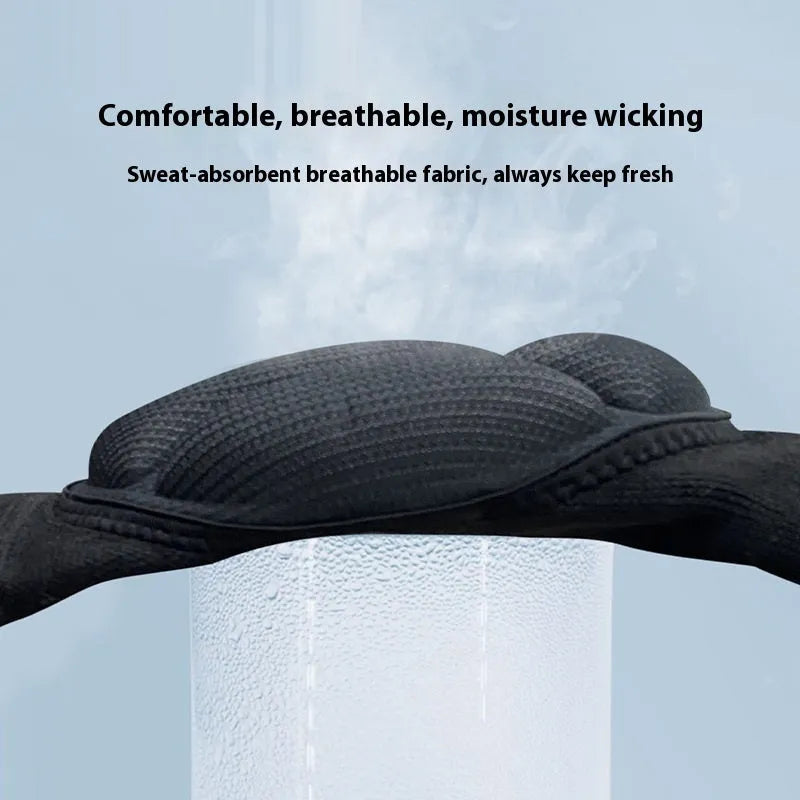 Black and blue breathable thick sponge dance knee pads for anti-collision protection in athletic use