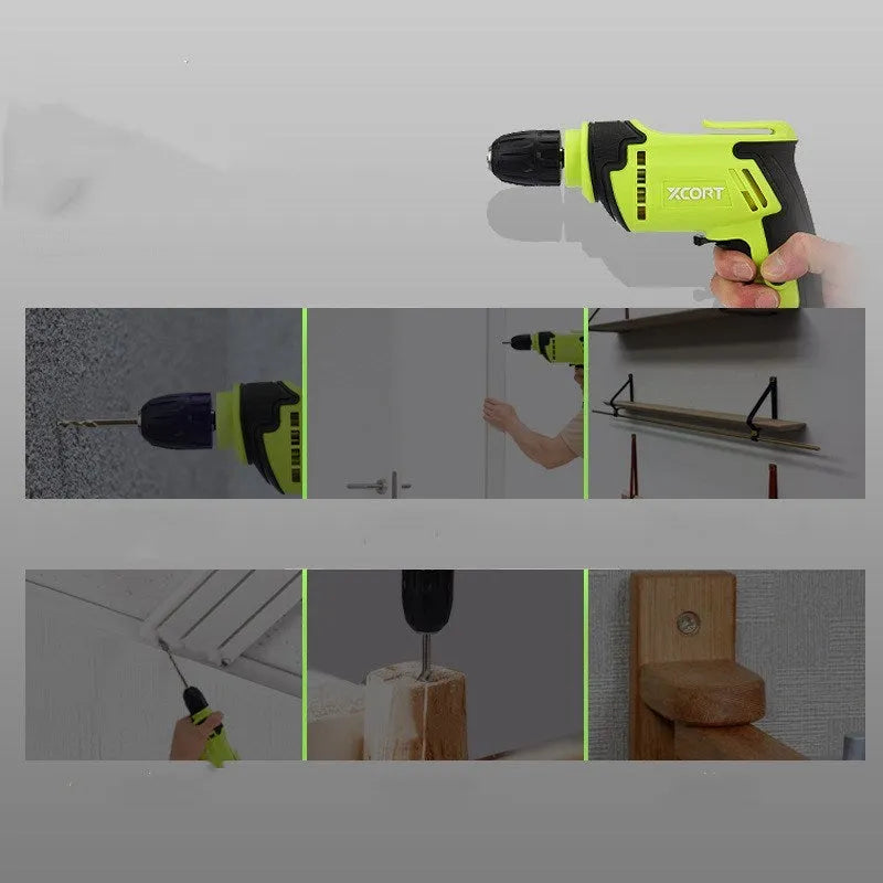 450W pistol grip electric drill with multi-speed control and 10mm chuck