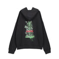 Cactus unisex 65% cotton hoodie in Black for casual leisure wear front view