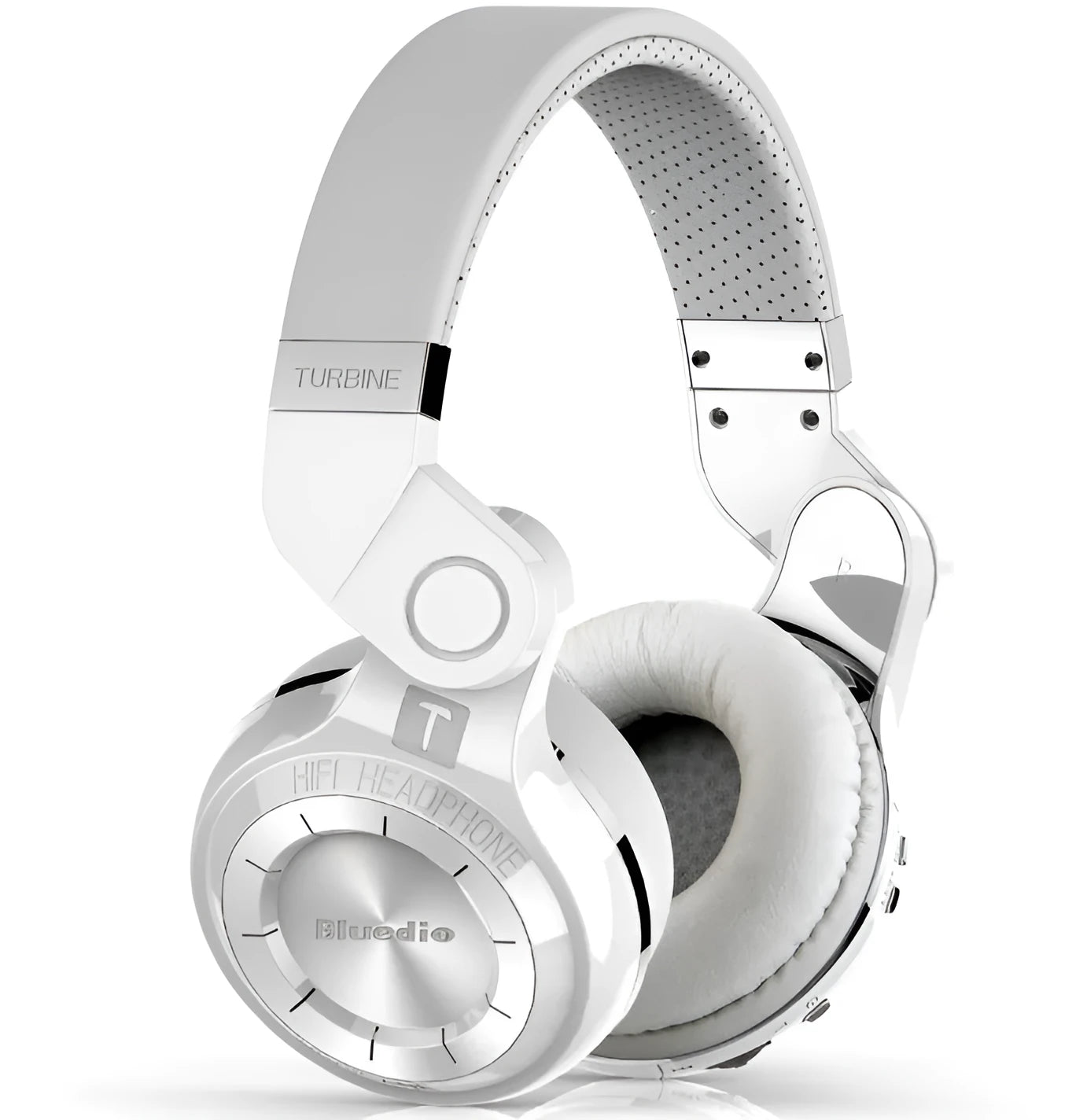 T2 Smart Edition 4.1 Bluetooth headset with metal folding design in black or white colour options