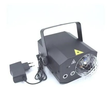 LED laser magic fan stage lighting equipment in black or white with remote control