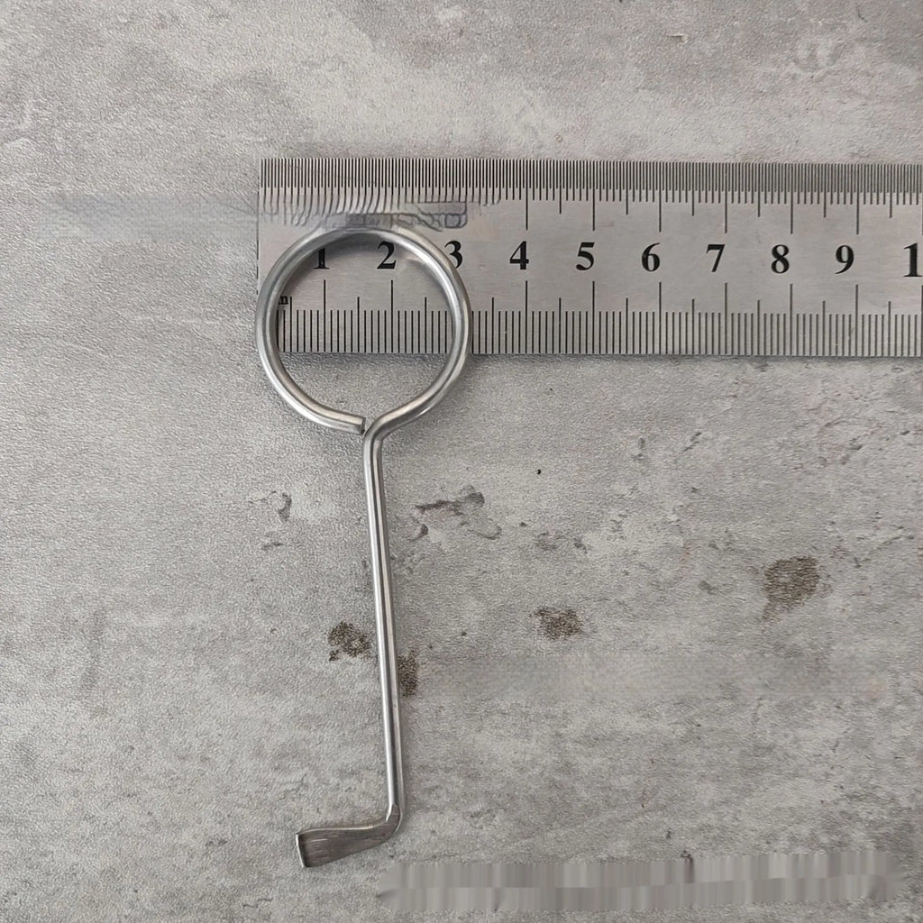Two identical silver alloy steel wrench tools from a portable household repair set.