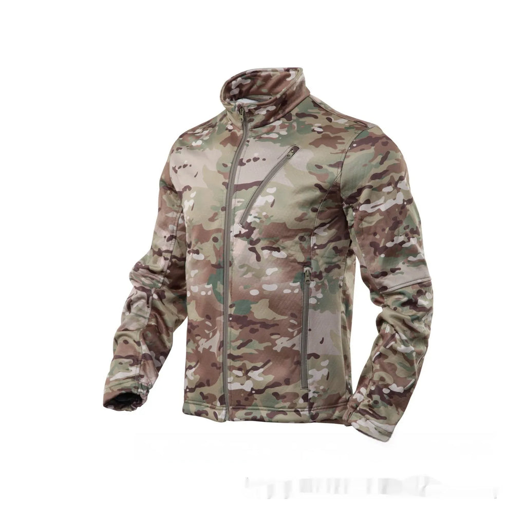 Men's camouflage fleece coat outdoor windproof mountaineering coat Scorpion All Terrain colour