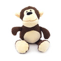 Dog plush squeaky toy in animal shape – donkey, elephant, orangutan, or rabbit – for teeth cleaning and interactive play