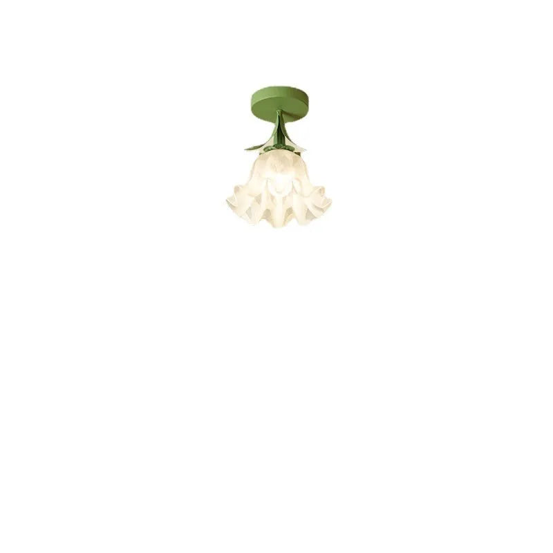 Cream Linglan flower design corridor aisle light with three-colour changing wall control