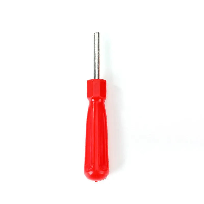 Aluminium alloy single-head twist valve wrench tool shown in one of three available colour styles.