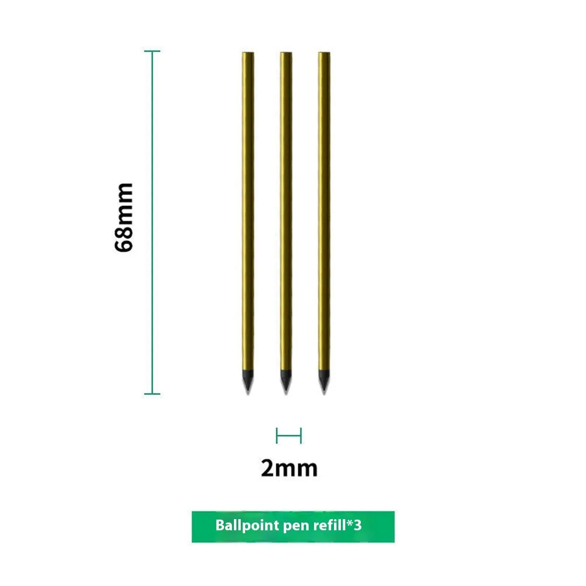Loose leaf refill paper for spiral notebooks with 64 pages and metal pen refills