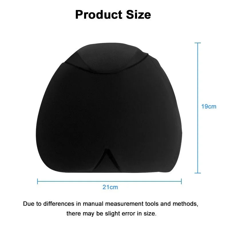 Simple solid colour polyester cold compress cap with fully enclosed design.